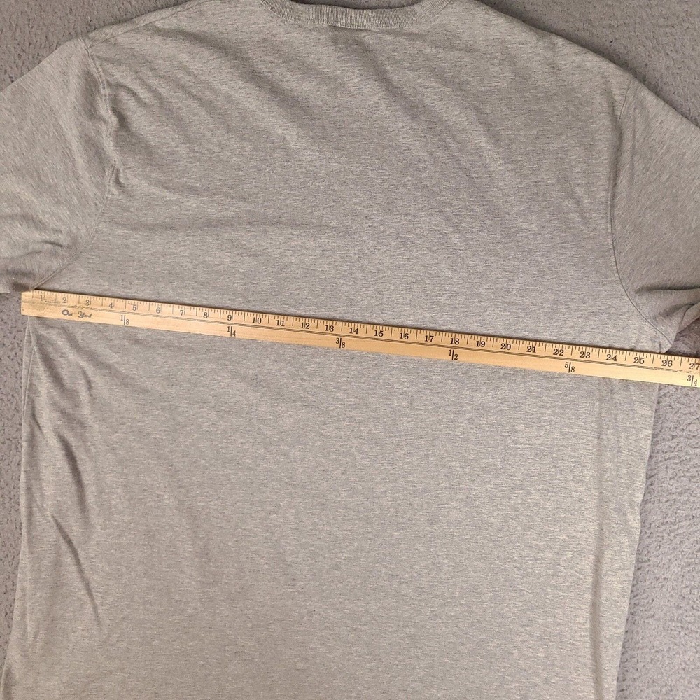 Champion T-Shirt Mens 3XL Gray Embroidered Script Logo Short Sleeve - Picture 8 of 11